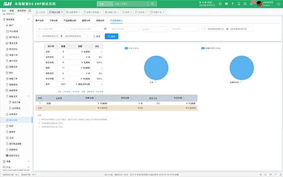 本海ERP集成物流与资金流，提高计划准时率、订单准交率和资金回收率，降低成本。
